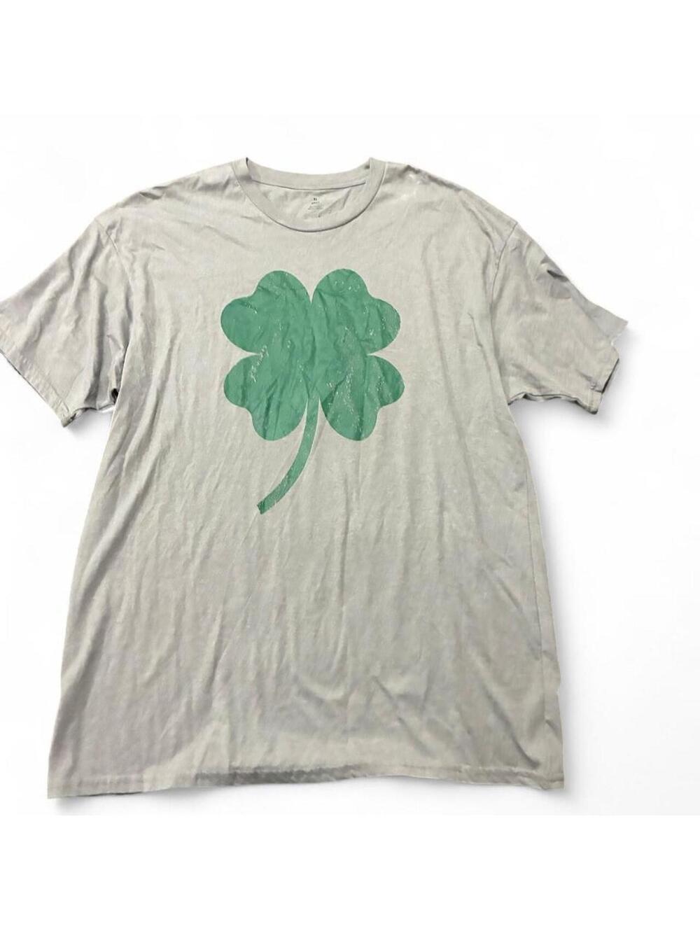 Gildan Men's Green and Grey Tshirt